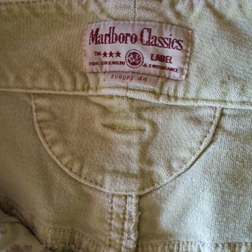 Marlboro classics skirt made of cotton velvet like new, green