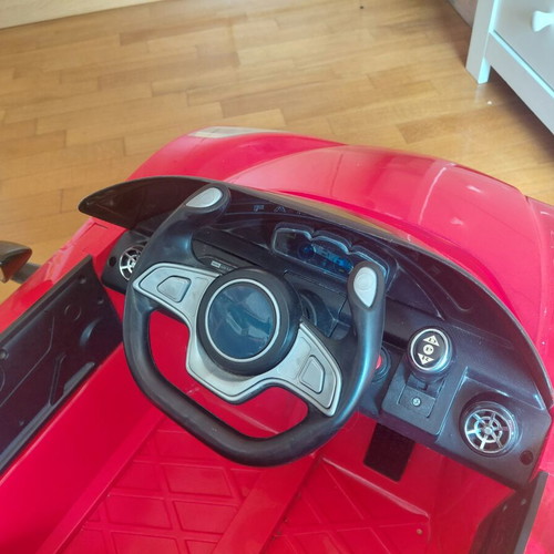 FamousCar 12V electric kids car, red, Ferrari style