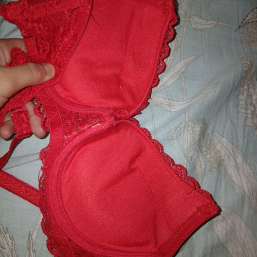 Bra red new with padding