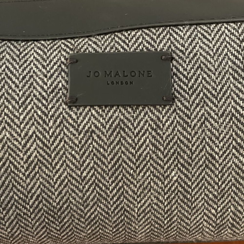Jo Malone London men's cosmetic bag dopp kit like new, black and grey