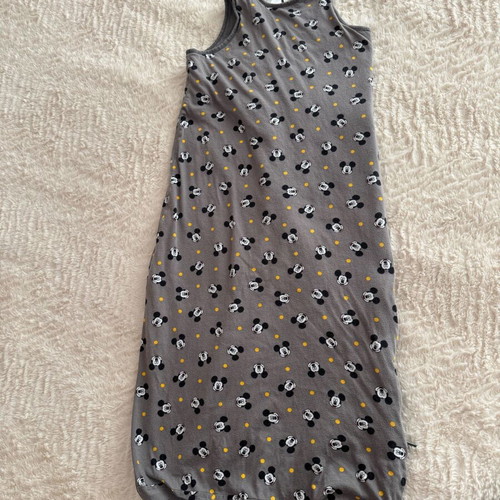H&M Disney Mickey Mouse Jersey Sleeping Bag like new, 1-2 years