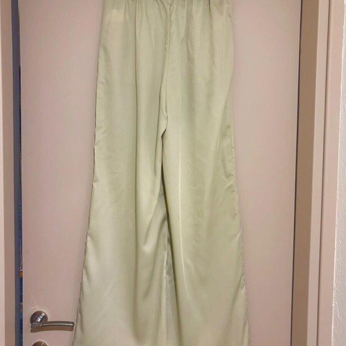 Missguided Tall Satin Pants new, green, size M 38 10