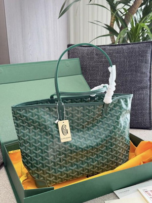 Goyard Canvas Artois PM Τσάντες Ώμου Νέες Μαύρο Λευκό Πράσινο
