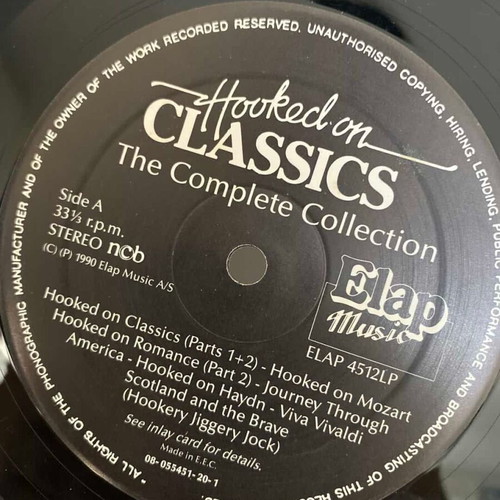 Vinyl Hooked on Classics collection used, classical music