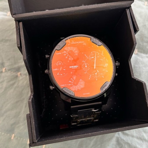 Diesel watch new, unisex, black