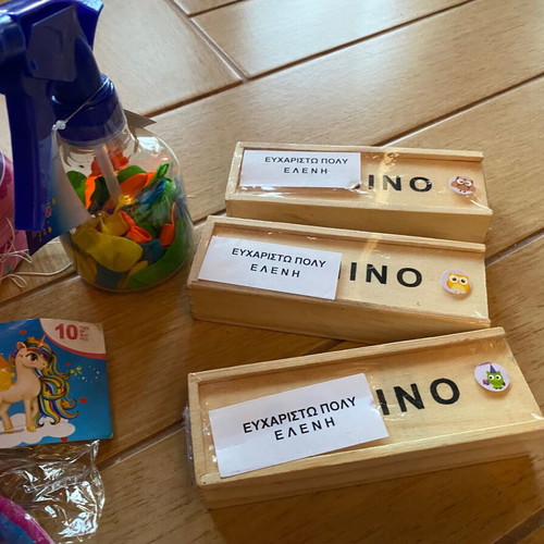 Party supplies new with 3 domino games