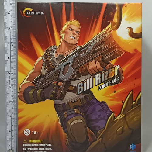 Hiya Toys Konami Contra Operation Galuga Bill Rizer 6" exquisite basic figure new
