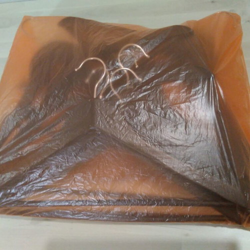 Set of 15 wooden hangers with metal base, Practiker 2003
