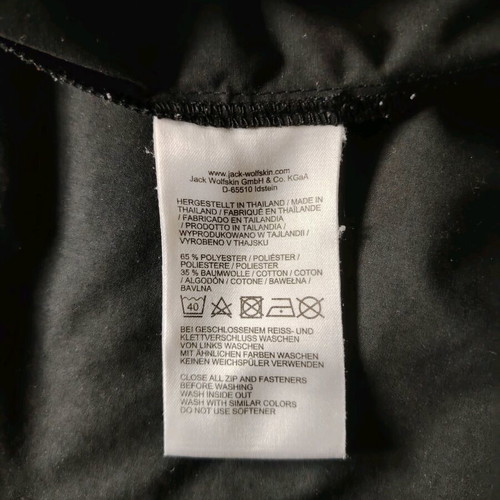 Jack Wolfskin Light Jacket used, size S, black
