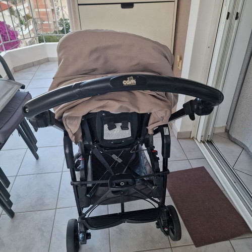 Cam stroller used, beige, foldable, fully functional