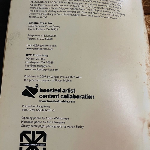 Saber Mad Society graffiti book like new, 2007