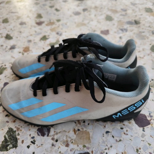 Adidas Performance X Crazyfast Messi.4 TF football shoes like new, silver, size 40.5