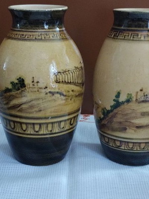 4 COPIES OF ANCIENT VASES "KERAMEUS"