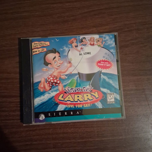 Leisure Suit Larry: Love for Sail! PC game used, retro Sierra 1997