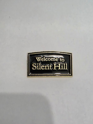Silent Hill Welcome to Silent Hill pin new, black with gold details