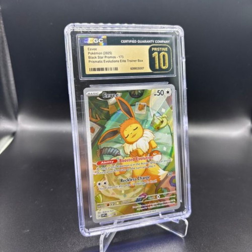 Eevee #173 Prismatic Evolutions CGC Pristine 10 Pokemon card