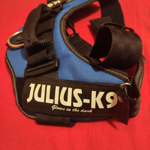 JULIUS-K9 Power σαμαράκι μέγεθος 1 σαν καινούργιο, μαύρο μπλέ