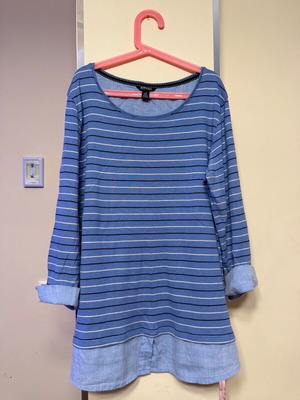 London Sock Co Blue Blouse Like New