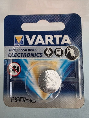 VARTA CR1616 3V Lithium Battery new, sealed