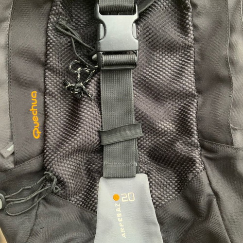 Backpack Quechua black, used, waterproof and durable