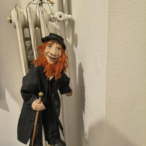 Puppet theater large doll used