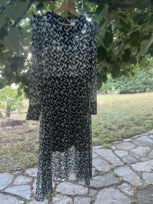 Attrativo Midi Dress Large, like new, colorful, transparent