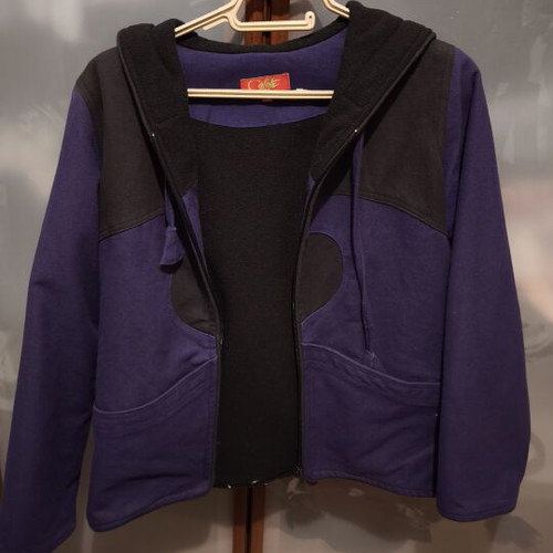 Coline jacket like new with long hood purple size S