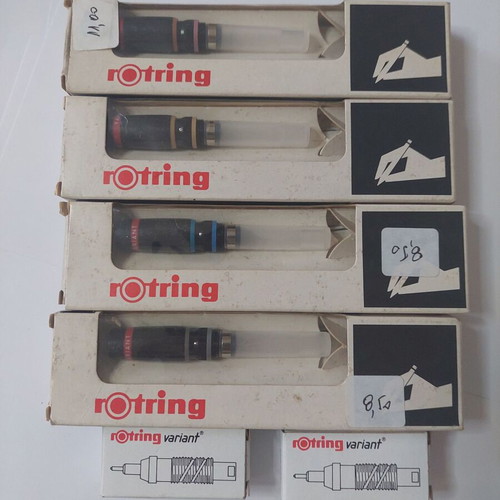 Rotring rapidograph set new with various tip sizes