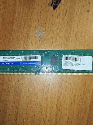 ADATA 2GB DDR3 1333MHz μνήμη RAM Desktop μεταχειρισμένη