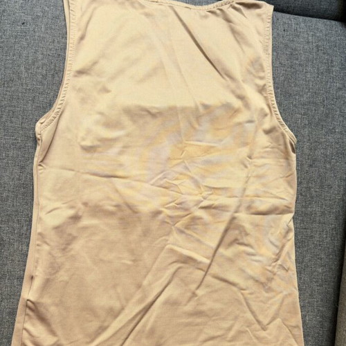 Sinsay sleeveless blouse beige, like new, size S