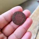 Othon 10 Lepta 1850 used