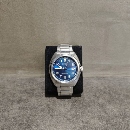 Citizen Automatic Mechanical NJ0100-89L Blue Dial Like New