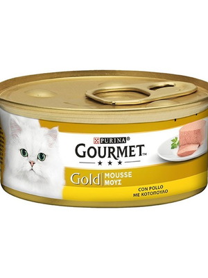 Purina Gourmet Gold μους μίξ τροφή για γάτες 24x85g