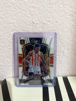 Chima Moneke 2025-26 Panini Select Euroleague Premier White Sparkle SSP card new