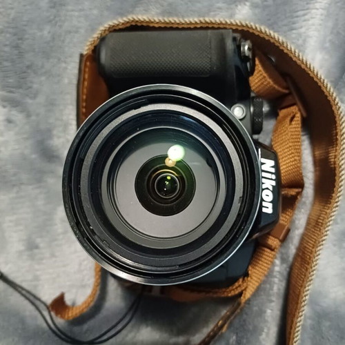 Nikon Coolpix P510 camera used with accessories