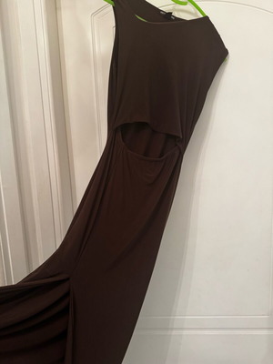 Brown dress medium size new