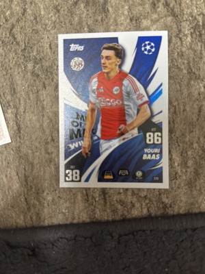 Topps Youri Baas sticker new