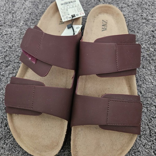 Zara slippers new, size 44, brown