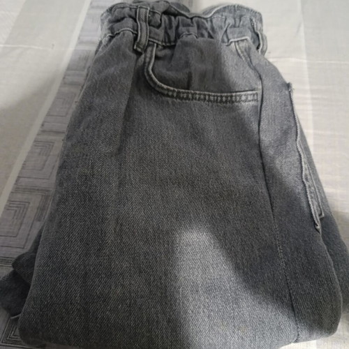 Zara gray jeans size 42 like new, elastic