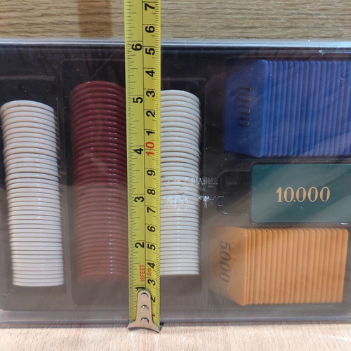 Dal Negro poker chip set with 170 Italian chips new