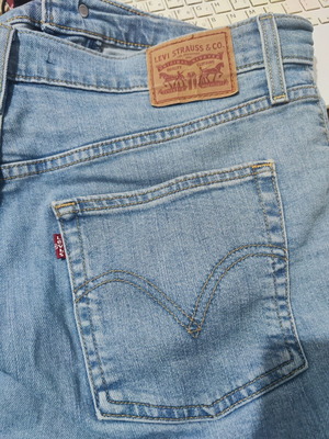 Levi's jeans like new, turquoise, size XL