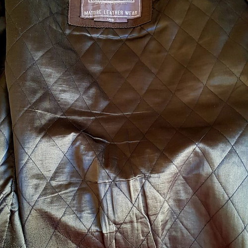 Marco' Polo leather jacket used, brown, size Large