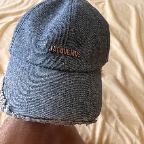 Jacquemus denim hat, size 52, blue