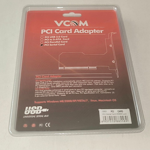 VCOM PCI Card Adapter new, sealed