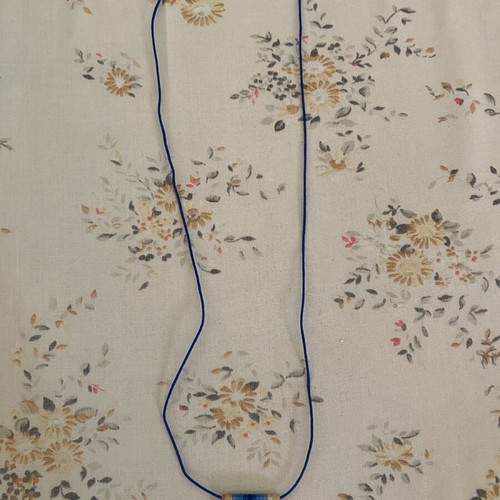 Handmade blue necklace new