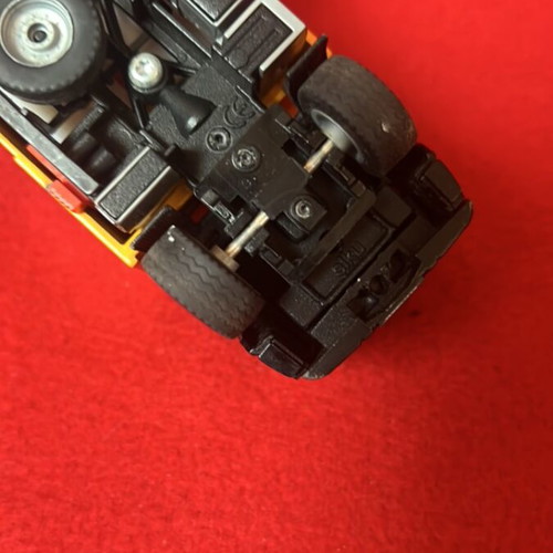 Toy garbage truck used, metal