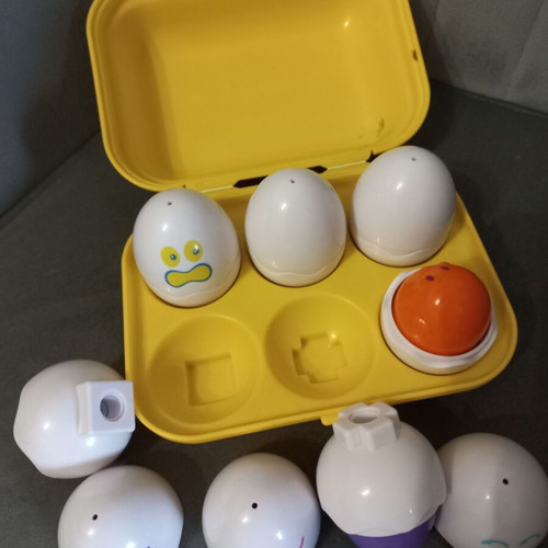 Fisher Price Laugh & Learn educational book like new with Tomy Toomies egg holder gift