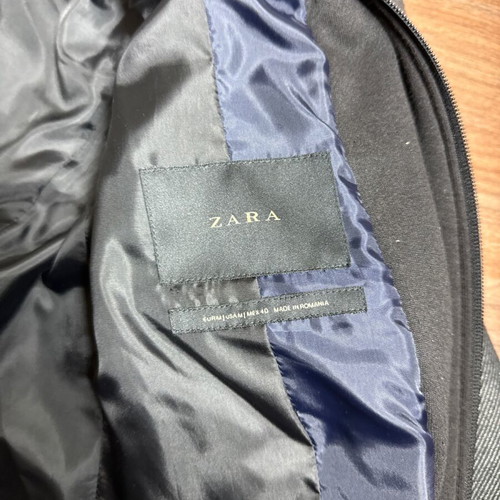 ZARA Man coat size M dark gray like new