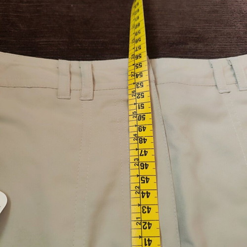 Skirt light olive knee-length, new, cotton with polyester, size S