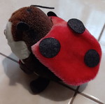 Children's plush ladybug toy used